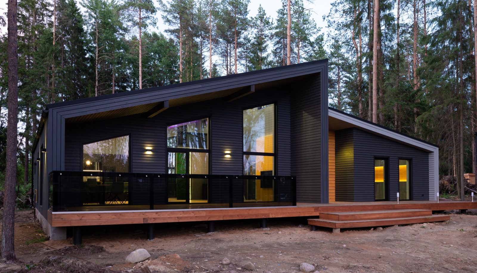 Проект одноэтажного дома «Скандинавия-4» 285 кв.м.