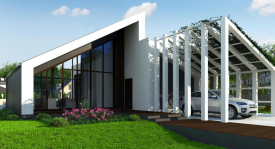 Скандинавский дом хай-тек 126 кв. м.