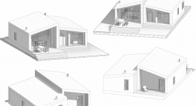 Аксонометрия Скандинавия 111 кв.м.